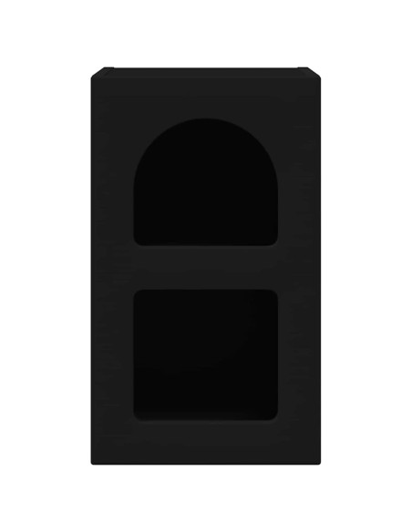 Comodino Nero 29,5 x 33,5 x 50 cm Legno multistrato