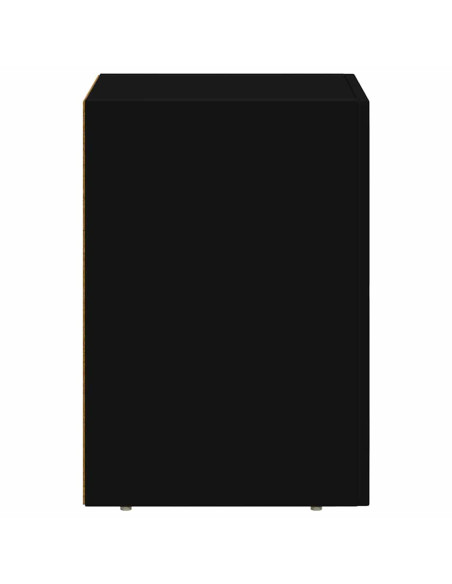 Comodino Nero 29,5 x 33,5 x 50 cm Legno multistrato