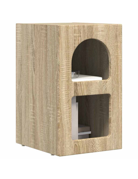 Comodino Rovere Sonoma 29,5 x 33,5 x 50 cm Legno multistrato
