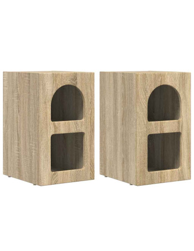 Comodino 2 pcs Rovere Sonoma 29,5 x 33,5 x 50 cm