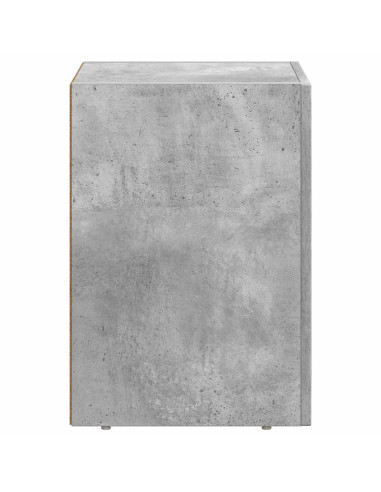 Comodino Grigio cemento 29,5 x 33,5 x 50 cm Legno multistrato
