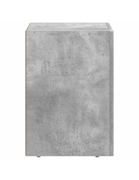 Comodino Grigio cemento 29,5 x 33,5 x 50 cm Legno multistrato