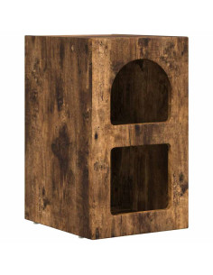 Comodino Rovere fumé 29,5 x 33,5 x 50 cm Legno multistrato 2