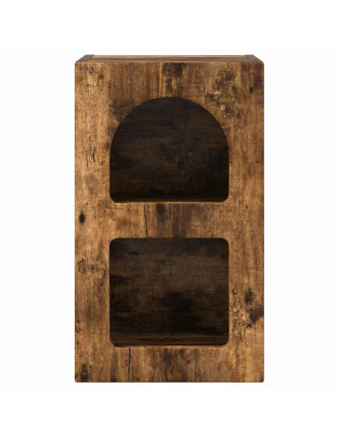 Comodino Rovere fumé 29,5 x 33,5 x 50 cm Legno multistrato