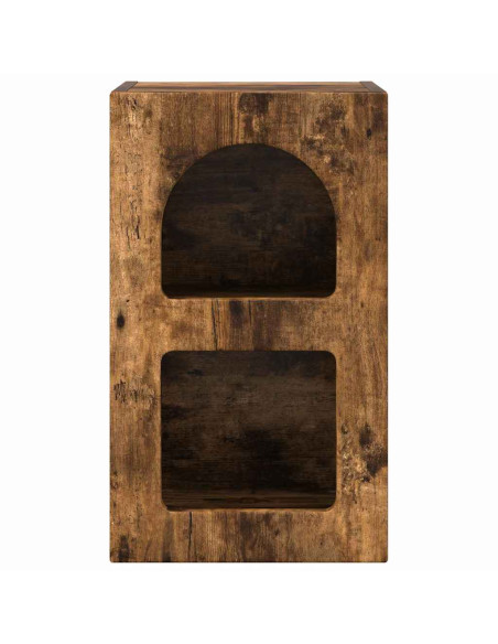 Comodino Rovere fumé 29,5 x 33,5 x 50 cm Legno multistrato