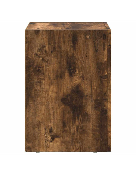 Comodino Rovere fumé 29,5 x 33,5 x 50 cm Legno multistrato