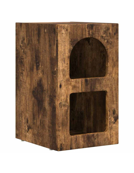 Comodino 2 pcs Rovere fumé 29,5 x 33,5 x 50 cm