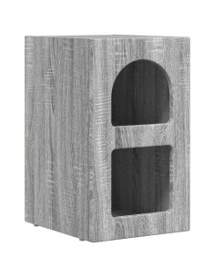 Comodino Grigio Sonoma 29,5 x 33,5 x 50 cm Legno multistrato 2