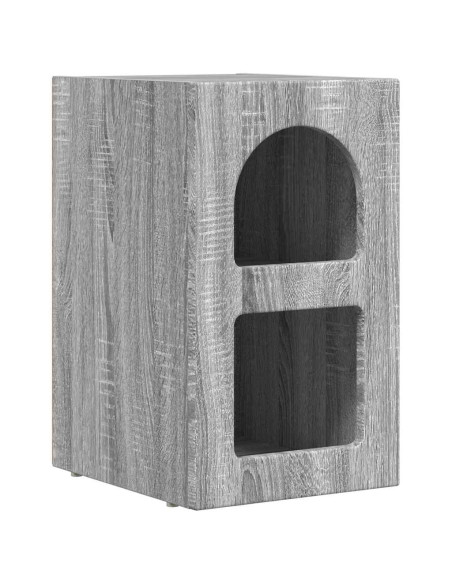 Comodino Grigio Sonoma 29,5 x 33,5 x 50 cm Legno multistrato