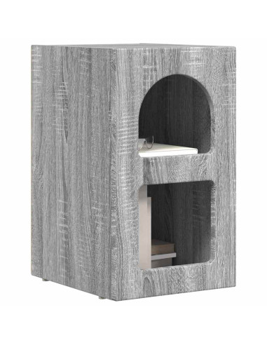 Comodino Grigio Sonoma 29,5 x 33,5 x 50 cm Legno multistrato