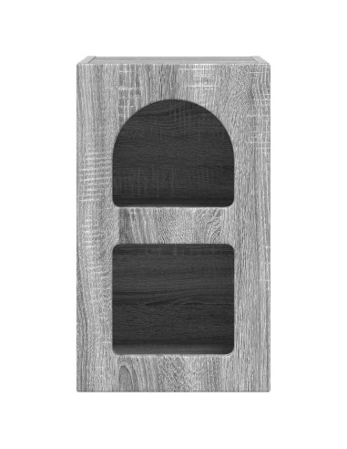 Comodino Grigio Sonoma 29,5 x 33,5 x 50 cm Legno multistrato