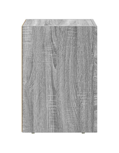 Comodino Grigio Sonoma 29,5 x 33,5 x 50 cm Legno multistrato