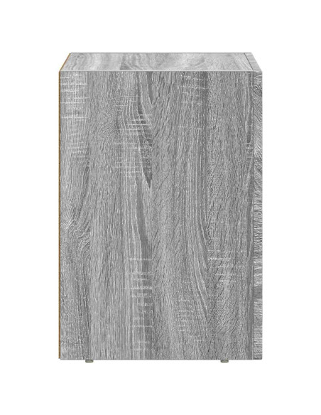 Comodino Grigio Sonoma 29,5 x 33,5 x 50 cm Legno multistrato