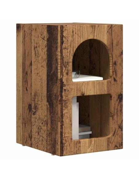 Comodino 2 pcs Legno vecchio 29,5 x 33,5 x 50 cm