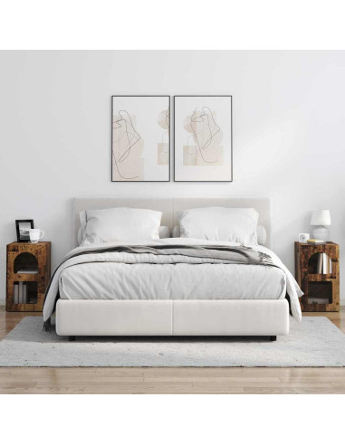 Comodino 2 pcs Legno vecchio 29,5 x 33,5 x 50 cm