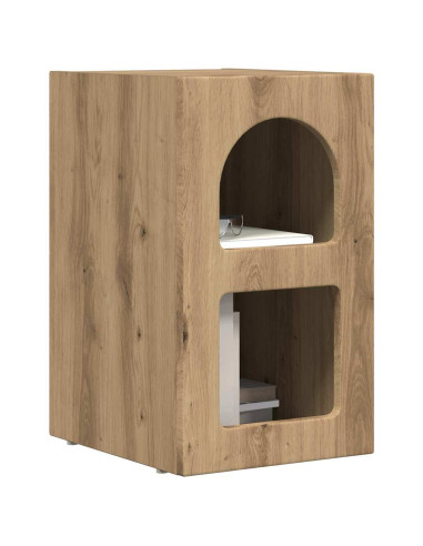 Comodino 2 pcs Rovere artigianale 29,5 x 33,5 x 50 cm