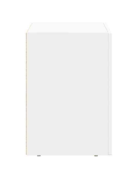 Comodino Bianco 40 x 35 x 50 cm Legno multistrato