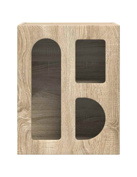 Comodino Rovere Sonoma 40 x 35 x 50 cm Legno multistrato