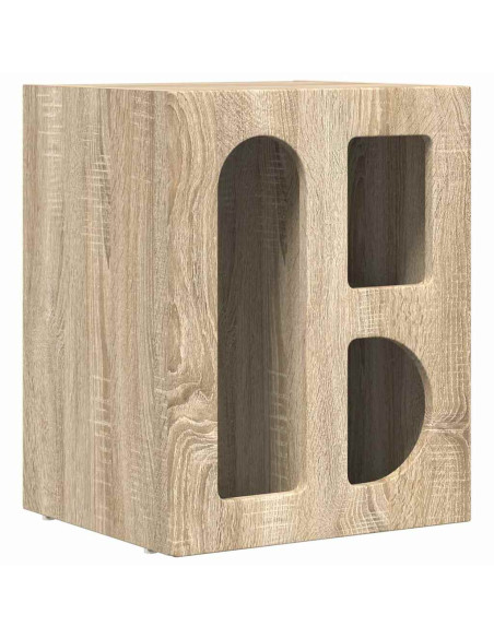 Comodino 2 pcs Rovere Sonoma 40 x 35 x 50 cm Legno multistrato