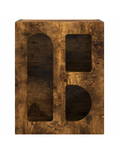 Comodino Rovere fumé 40 x 35 x 50 cm Legno multistrato