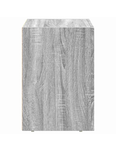Comodino Grigio Sonoma 40 x 35 x 50 cm Legno multistrato