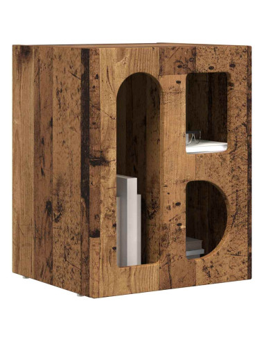 Comodino Legno vecchio 40 x 35 x 50 cm Legno multistrato