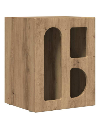Comodino Rovere artigianale 40 x 35 x 50 cm Legno multistrato