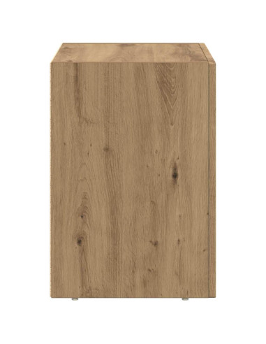 Comodino Rovere artigianale 40 x 35 x 50 cm Legno multistrato