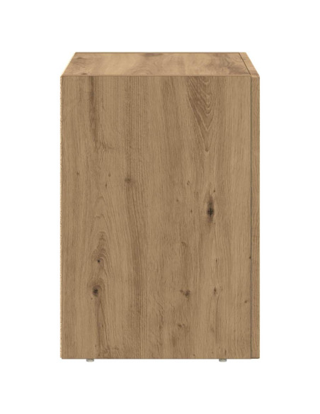 Comodino Rovere artigianale 40 x 35 x 50 cm Legno multistrato