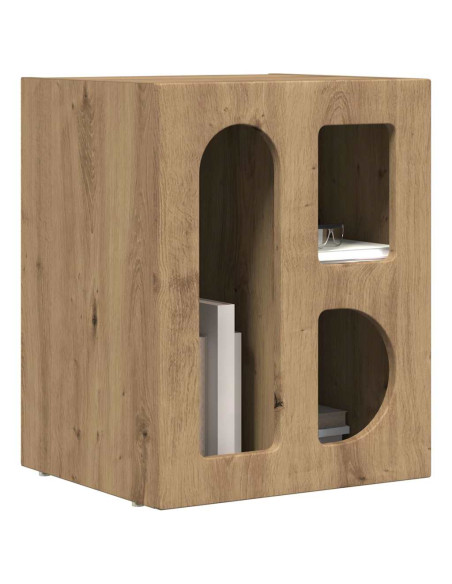 Comodino 2 pcs Rovere artigianale 40 x 35 x 50 cm