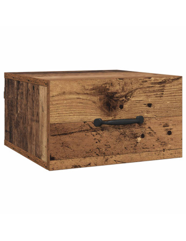 Armadio da Notte con cassetto Legno vecchio 35 x 35 x 20 cm