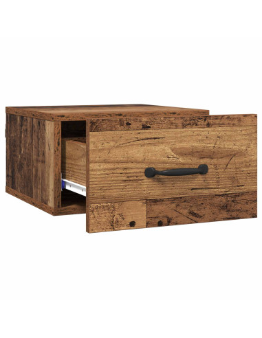 Armadio da Notte con cassetto Legno vecchio 35 x 35 x 20 cm