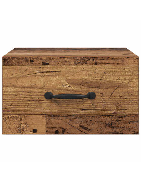 Armadio da Notte con cassetto Legno vecchio 35 x 35 x 20 cm