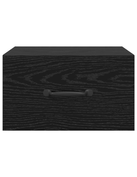 Armadio da Notte Rovere Nero 35 x 35 x 20 cm Legno multistrato