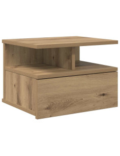 Comodino flottante Rovere artigianale 40 x 31 x 28 cm 2