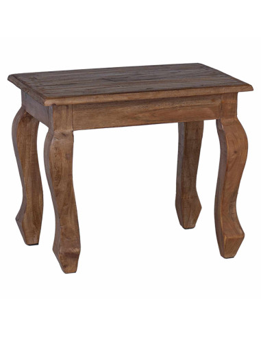 Tavolo Nesting 3 pcs Marrone Legno massello di mogano