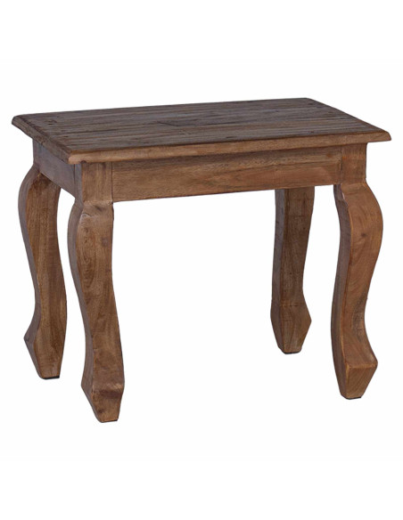 Tavolo Nesting 3 pcs Marrone Legno massello di mogano