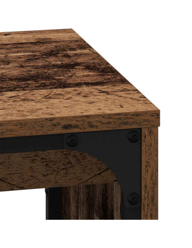 Tavolino da salotto 3 pcs Legno vecchio Legno multistrato