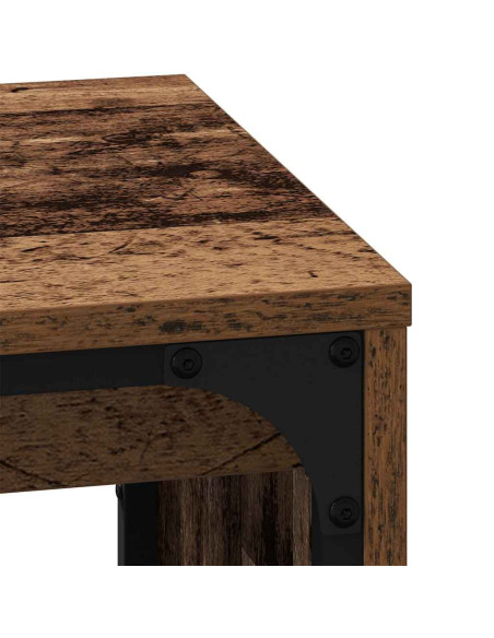 Tavolino da salotto 3 pcs Legno vecchio Legno multistrato