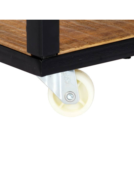 Tavolino da Salotto 90x50x40 cm in Legno Massello di Recupero