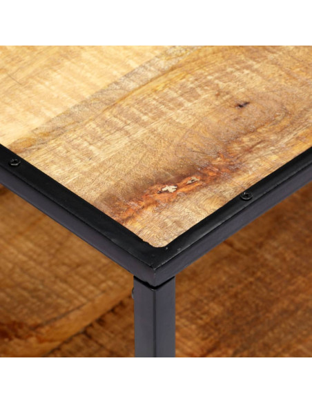 Tavolino da Salotto 90x50x40 cm in Legno Massello di Recupero