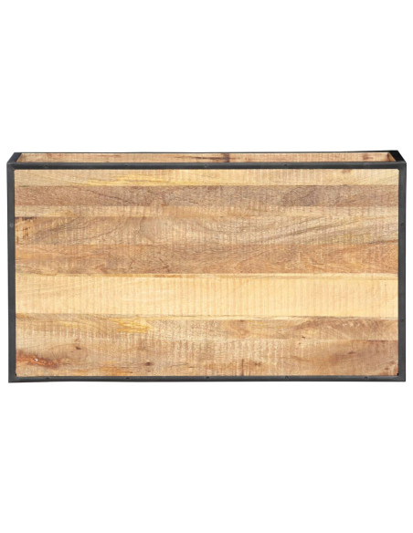 Tavolino da Salotto 90x50x40 cm in Legno Massello di Recupero