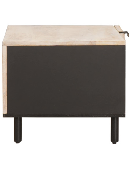 Tavolino da salotto Bianco 80 x 50 x 40 cm