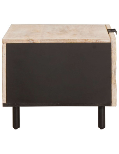 Tavolino da salotto Bianco 80 x 50 x 40 cm