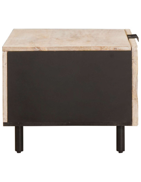 Tavolino da salotto Bianco 80 x 50 x 40 cm