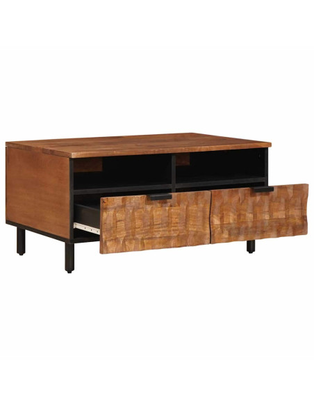 Tavolino da salotto con cassetto Marrone 80 x 54 x 40 cm