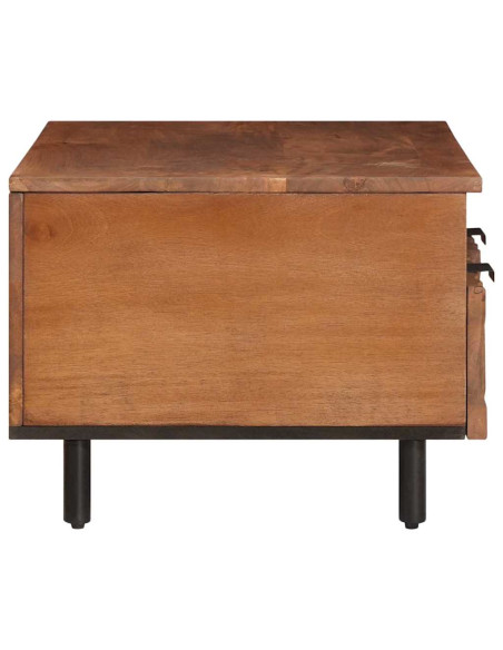 Tavolino da salotto con cassetto Marrone 80 x 54 x 40 cm