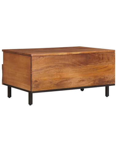 Tavolino da salotto con cassetto Marrone 80 x 54 x 40 cm