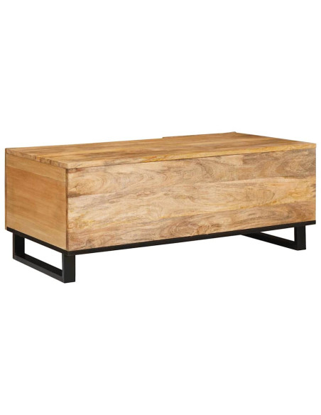 Tavolino da salotto Rovere artigianale 100 x 54 x 40 cm