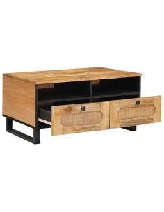 Tavolino da salotto Rovere artigianale 80 x 54 x 40 cm 2